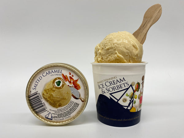 SALTED CARAMEL ICE CREAM FROM SALCOMBE DAIRY