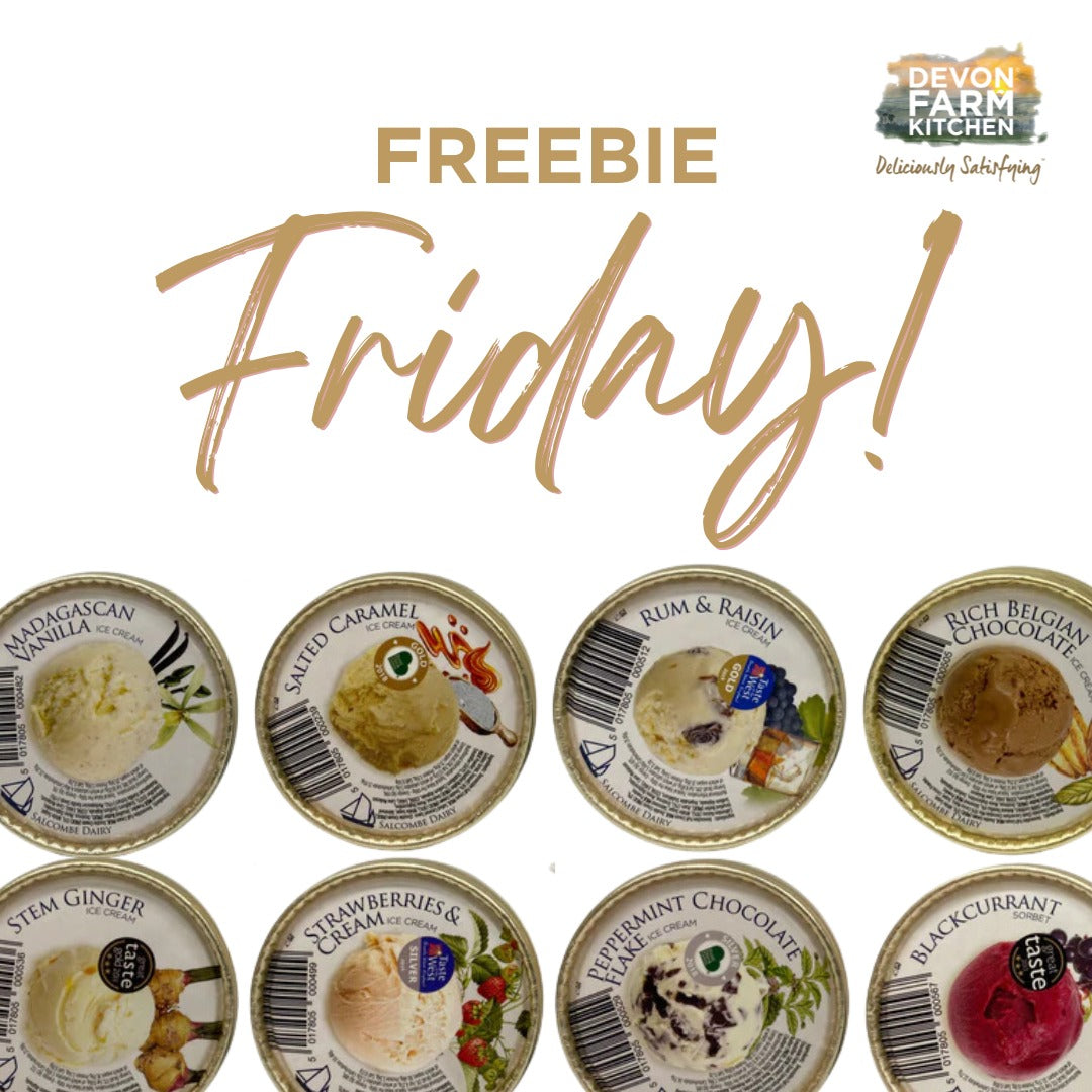 FREE Salcombe Dairy Ice Cream or Sorbet on all orders over £30 - TODAY ONLY