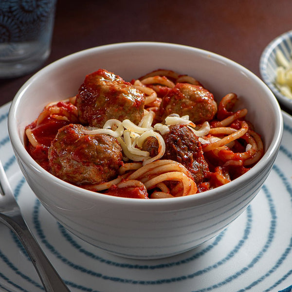 MINI SPAGHETTI & MEATBALLS - Devon Farm Kitchen