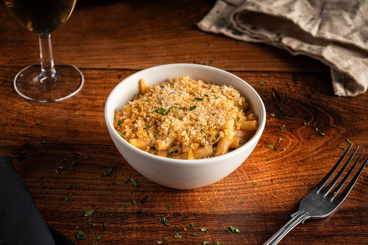 Butternut squash macaroni cheese