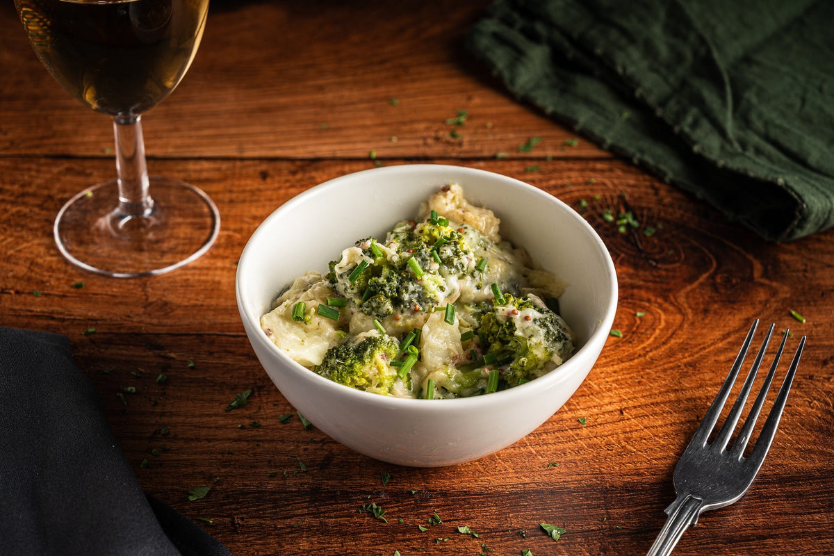 Garden Cauliflower & Broccoli Cheese Bake