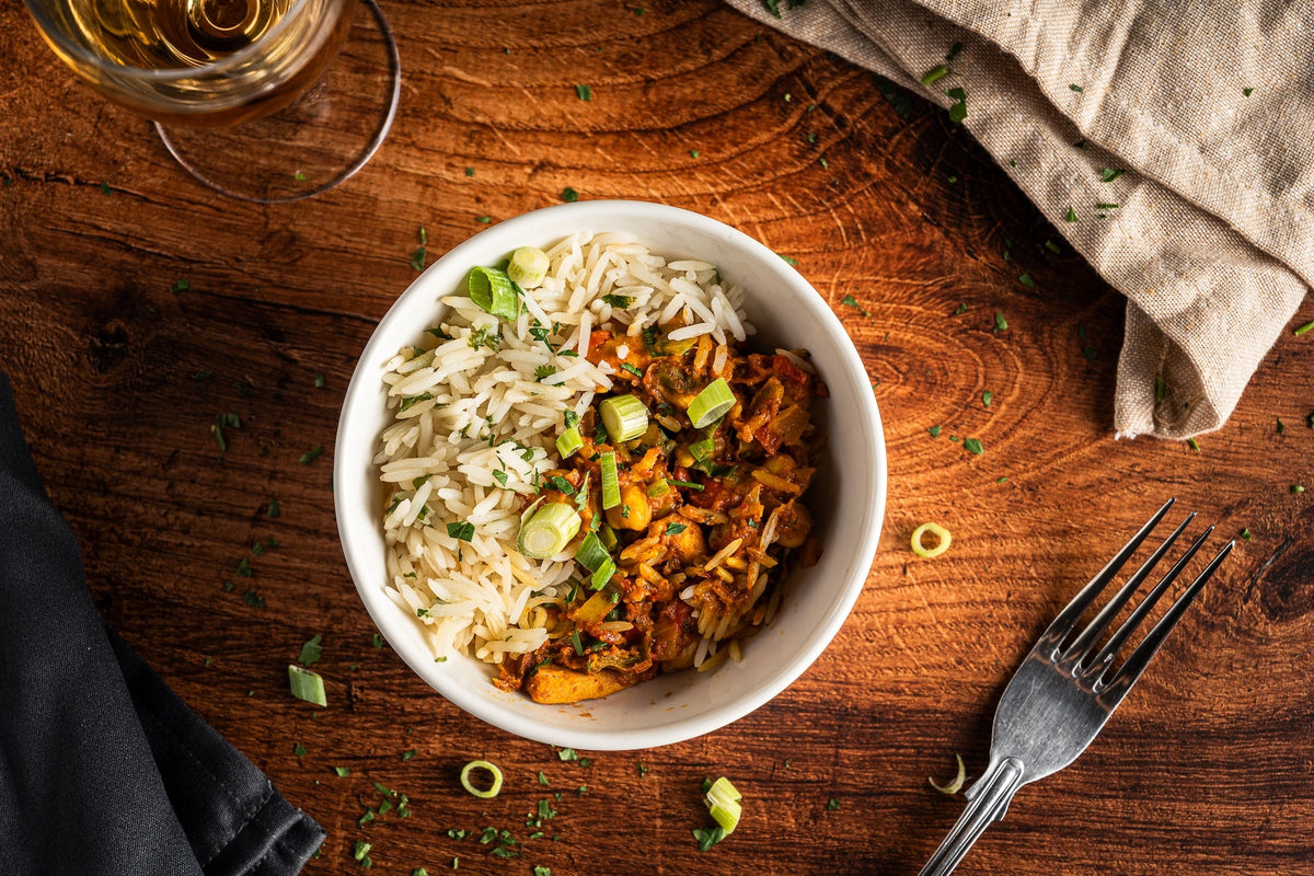 Homestyle Chicken Curry with Basmati Rice