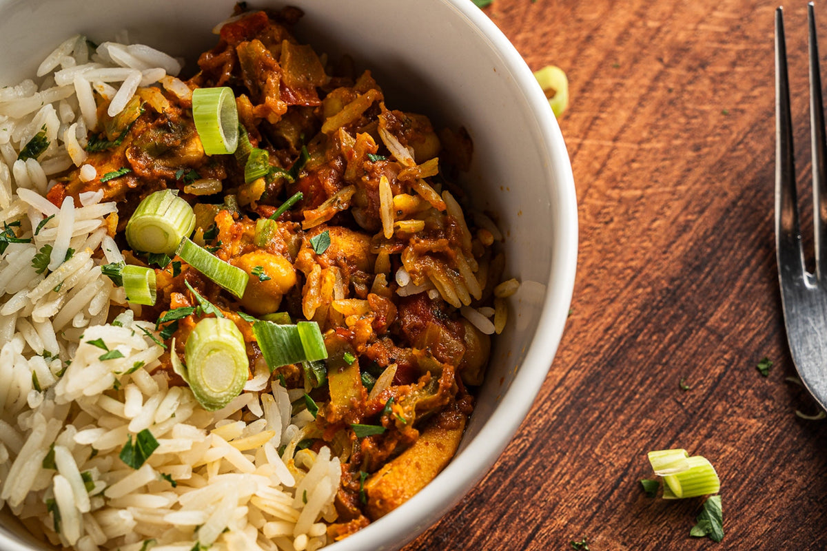Homestyle Chicken Curry with Basmati Rice