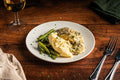 Chicken with mushrooms in a creamy sauce
