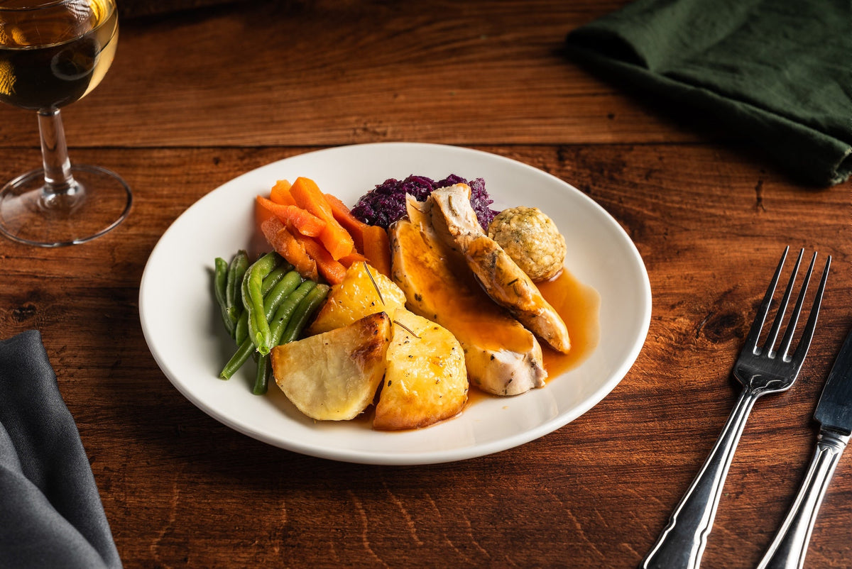 Traditional Roast Chicken Dinner