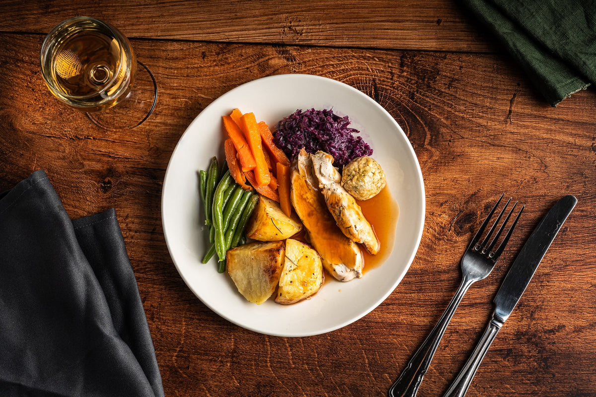 Traditional Roast Chicken Dinner