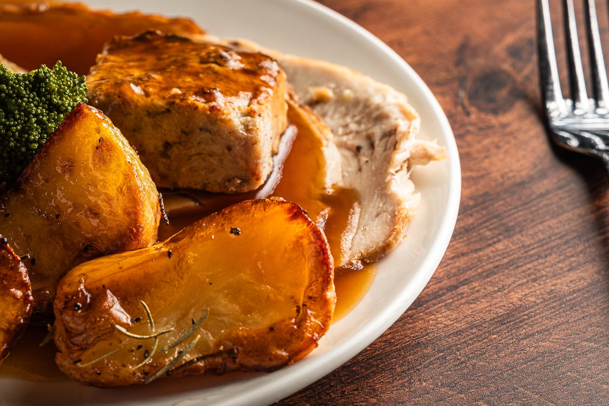 Traditional Roast Turkey with Stuffing