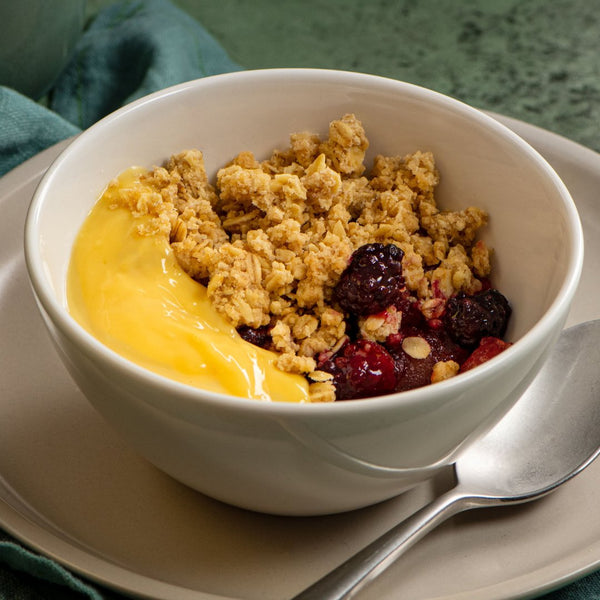 APPLE & BLACKBERRY CRUMBLE - Devon Farm Kitchen