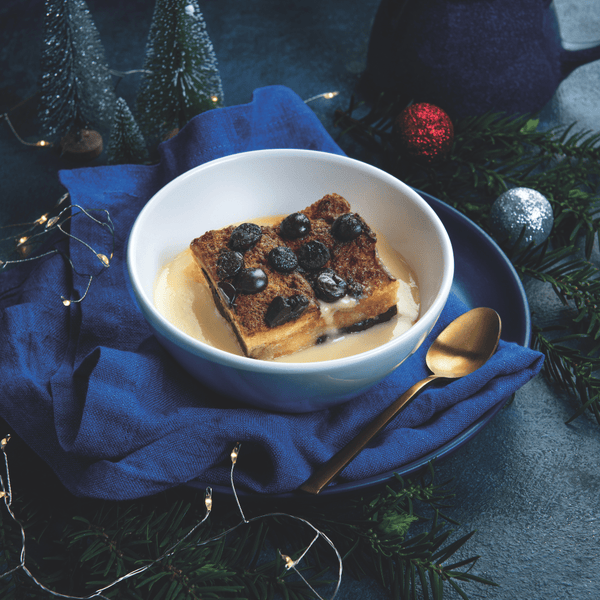 CHOCOLATE CHIP BRIOCHE BREAD & BUTTER PUDDING - Devon Farm Kitchen