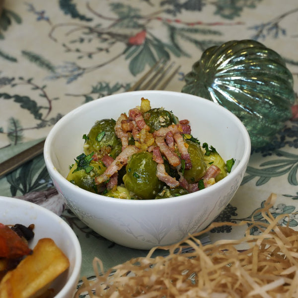 SPROUTS WITH BACON & CHESTNUTS - Devon Farm Kitchen